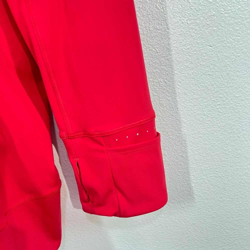 Athleta Salutation Half Zip Pullover Ruby Red Pul… - image 8